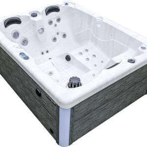 Jacuzzi hidromasaje 3 personas Spa VITALIS — compacto, eficiente y premium