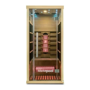 Sauna infrarrojo de lujo para relajación profunda y bienestar total