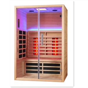 Sauna Infrarrojos de Madera para 2 personas